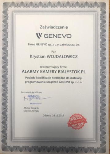 certyfikat genevo